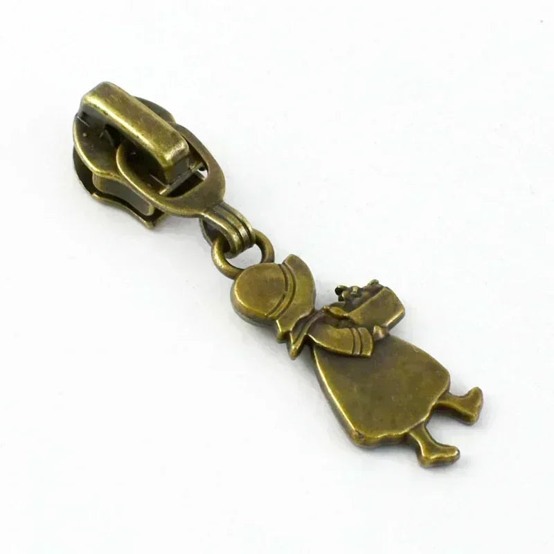 Bronze Reißverschlussschieber für Nylonreißverschlüsse, 5-20 Stück-Yabubest - Home & More