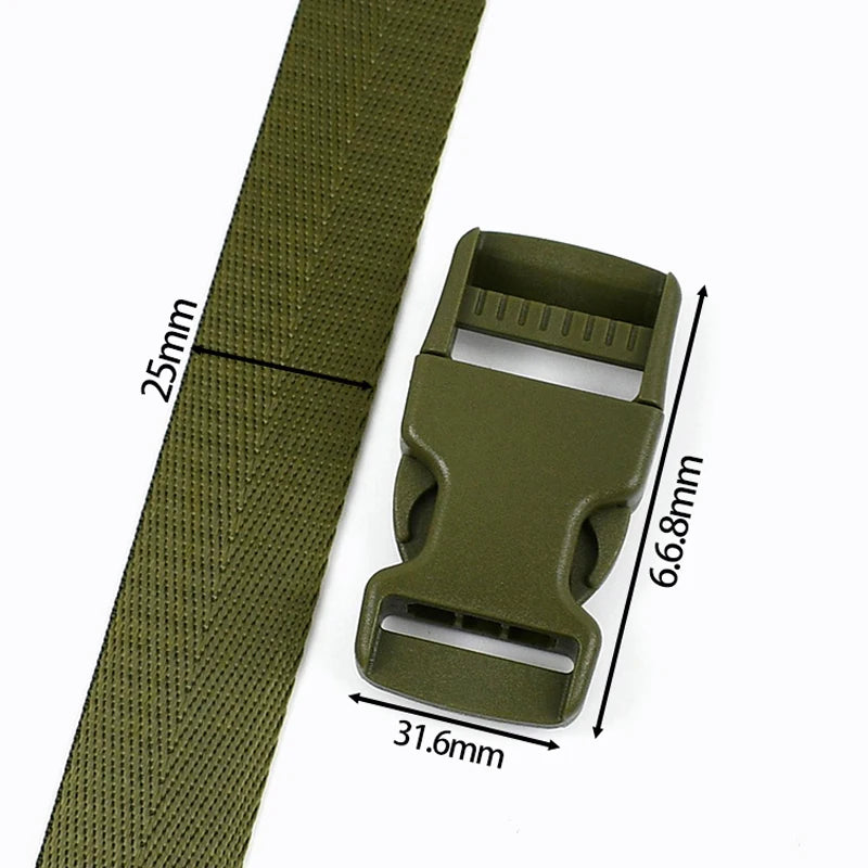 Robuste Kunststoff Schnallen Set für Rucksack, Gurte und DIY Projekte