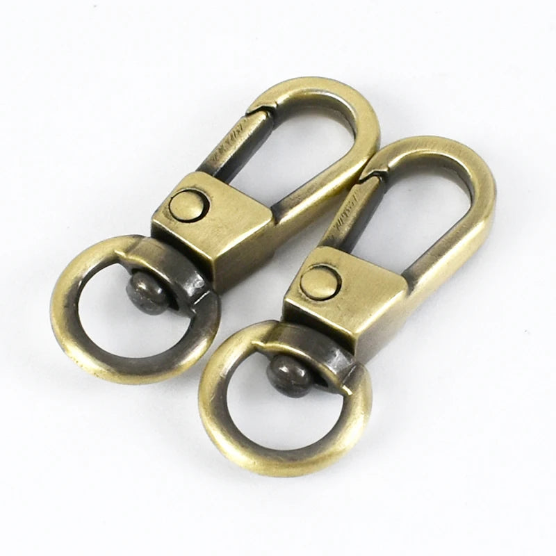 Robuste Metall Dreh Karabiner für Taschen Gürtel und Haustiere