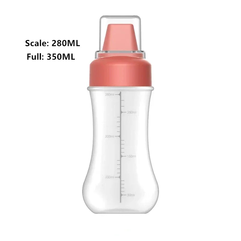 Auslaufsichere Squeeze Sauce Flasche 350ml – Nachfüllbar, 1/2/3 Stück Set