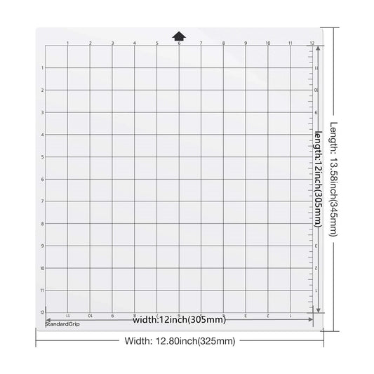 3 bis 5-teilige 12x12 Zoll Standard-Grip Schneidematte für Plotter