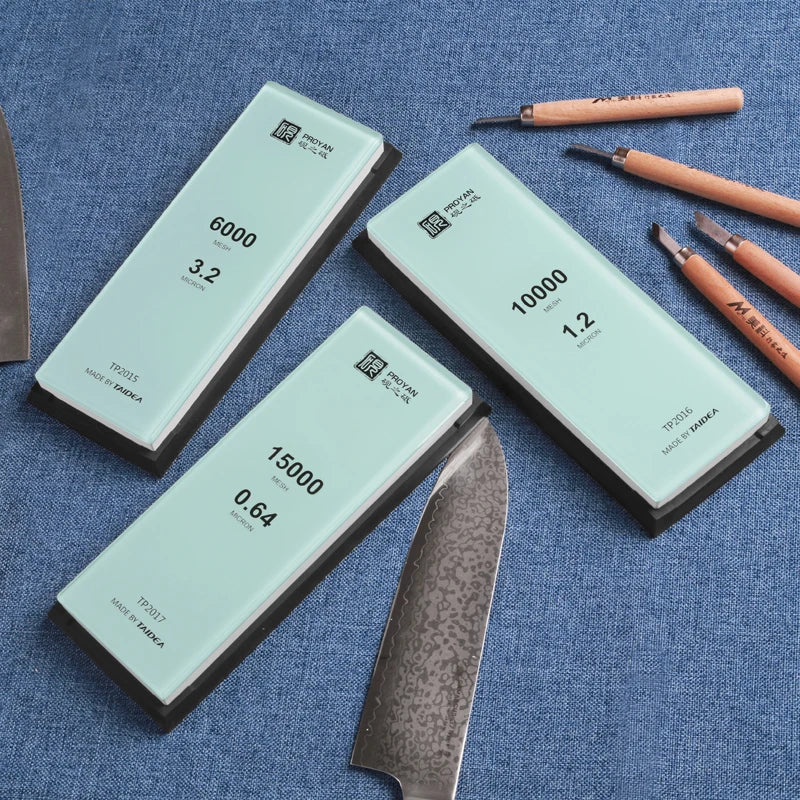 Professioneller weißer Alund Schleifstein für Küchenmesser und Holzarbeiten