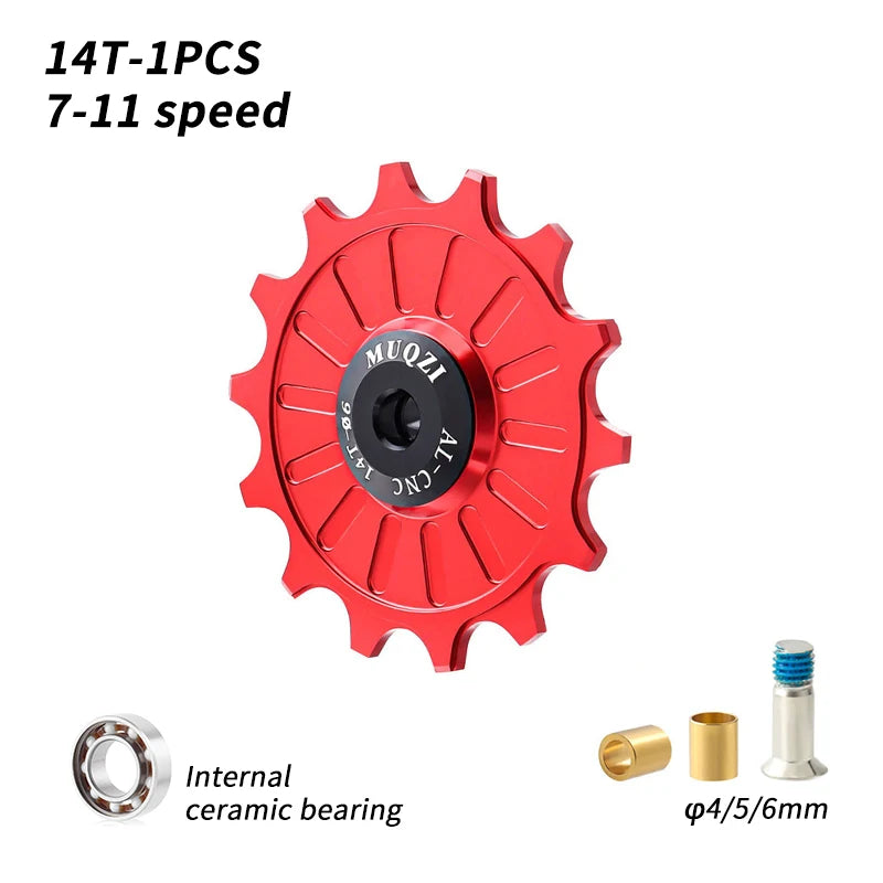 Keramik Riemenscheibe Fahrrad Schaltwerk 7-11 Gang Bike Tuning Upgrade