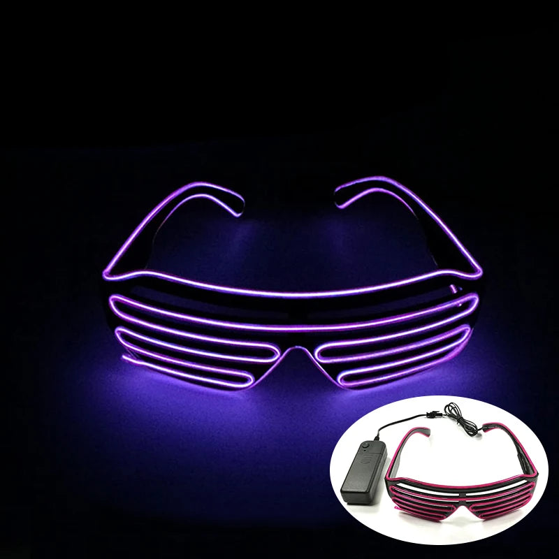 Leuchtende LED Partybrille für unvergessliche Anlässe