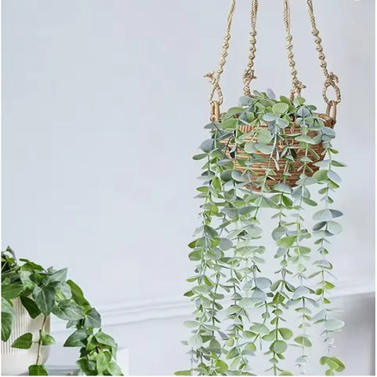 10er Set Künstliche Eukalyptus-Girlande für Hochzeit, Garten - DIY Deko