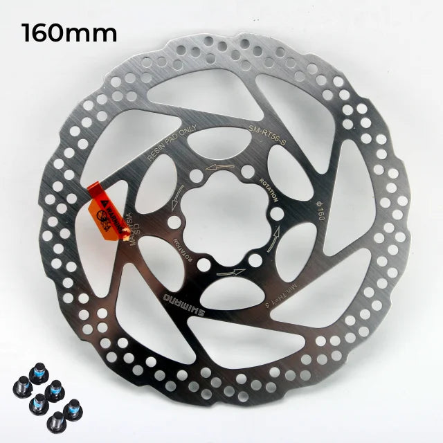 Fahrrad Bremsscheibe 6 Bolzen MTB Rennrad Rotor 160mm 180mm Edelstahl Kühlung