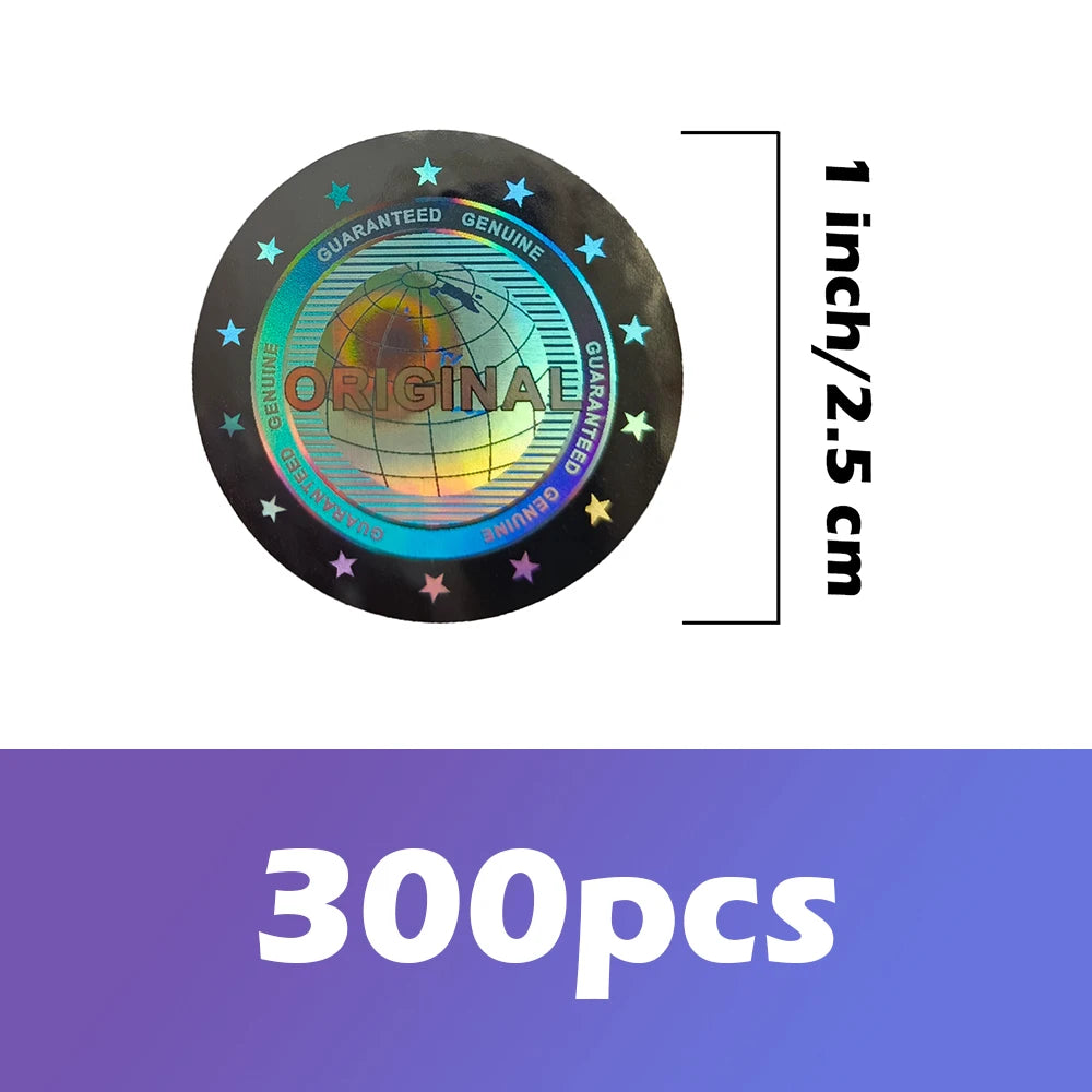 Runder manipulationssicherer Hologrammaufkleber mit Erd-Motiv