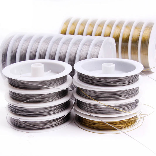 Farbstabiler Edelstahldraht für Schmuckherstellung 0.3-0.8mm