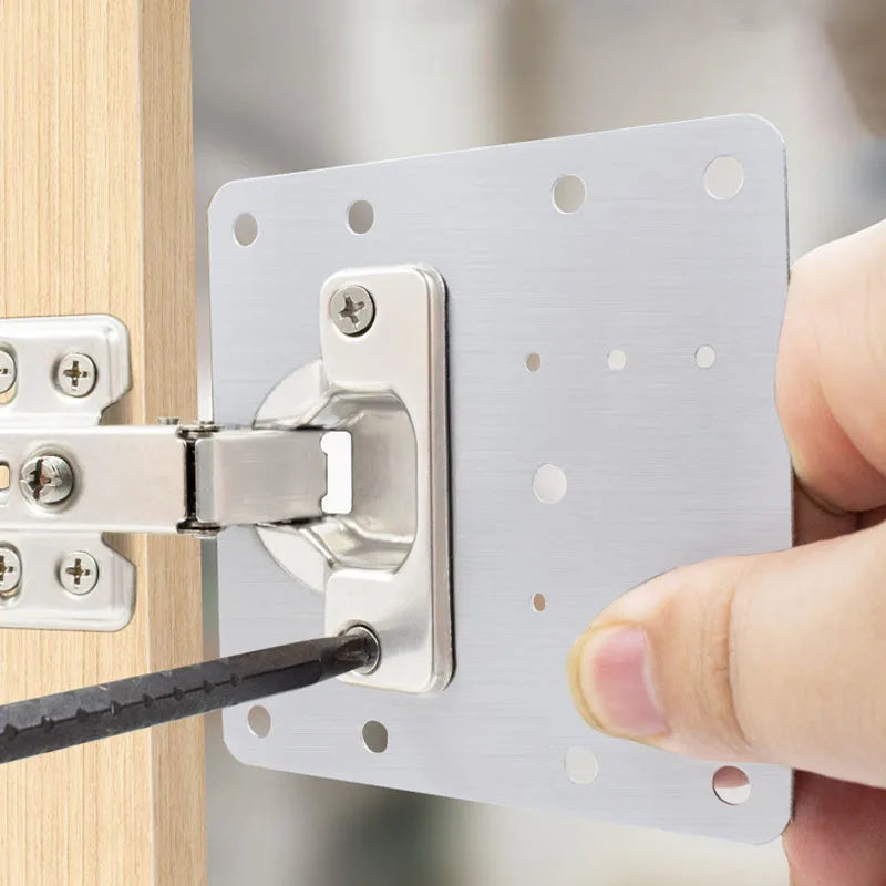 Metall Reparaturplatten für Möbel-Scharniere zur stabilen Türbefestigung