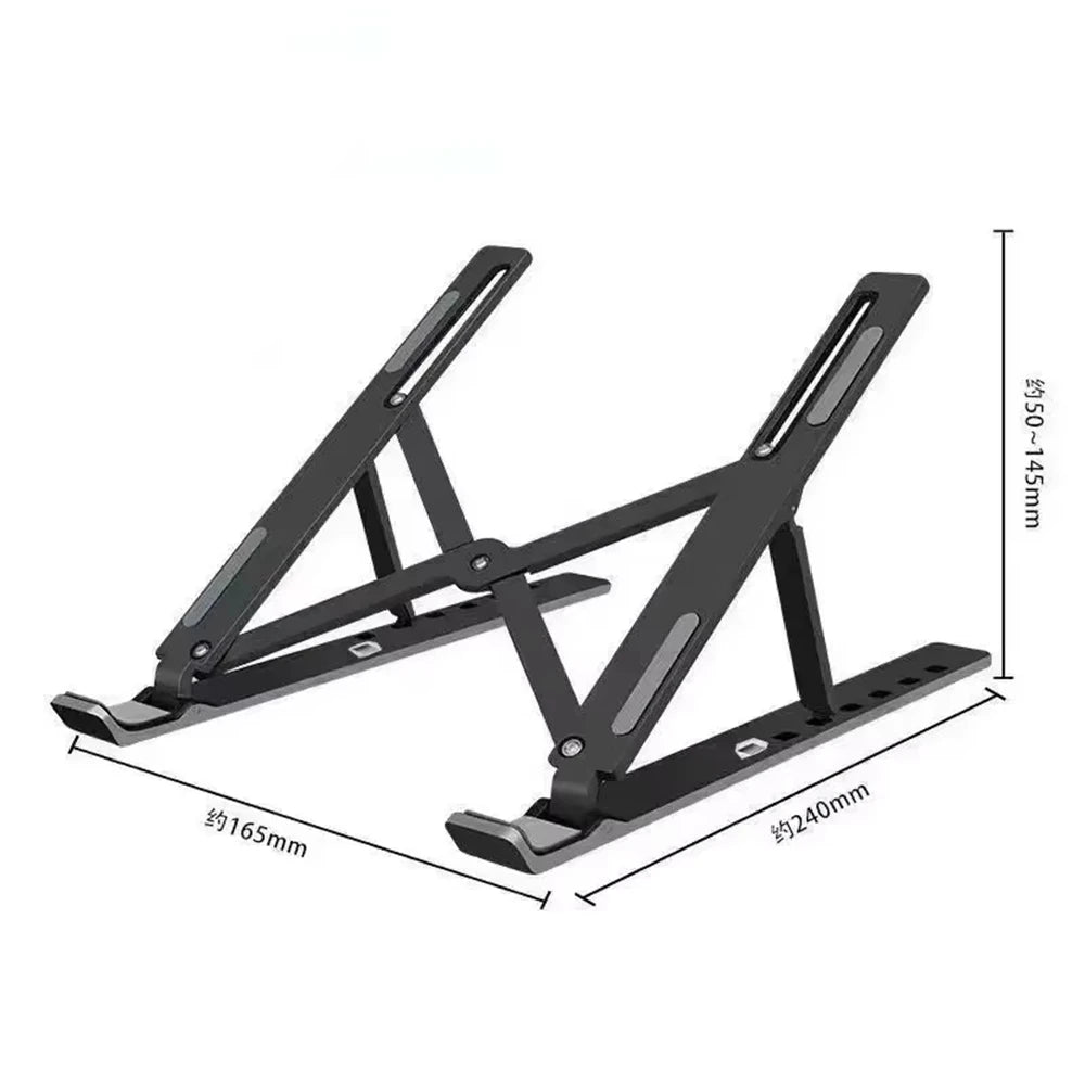 Faltbarer Laptop Ständer – Ergonomische Notebook Tablet Halterung mit Kühlung