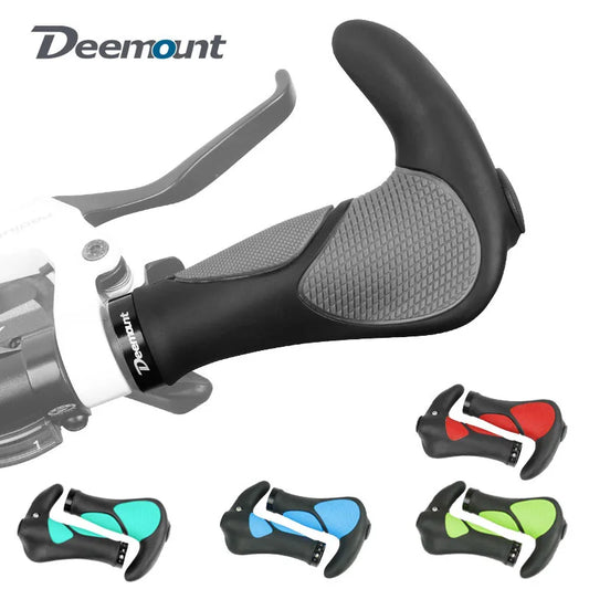 Ergonomische MTB Fahrradgriffe Schwarz-Grau, Profi Grip - Komfort, 1 Paar