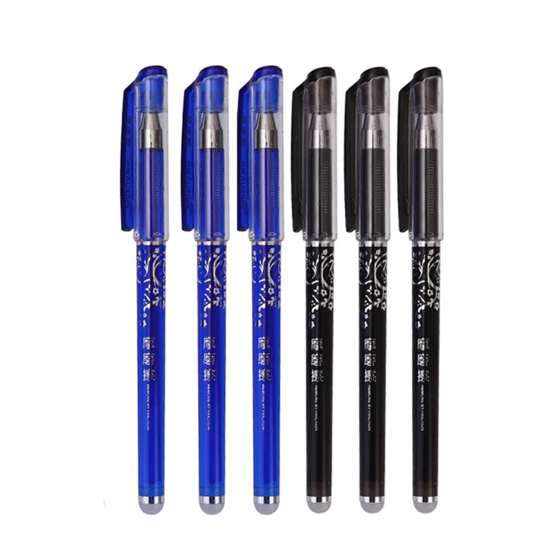 Löschbarer Gel Stift Set 0,5mm – Schwarz, Blau, Rot für Schule & Büro-Yabubest - Home & More