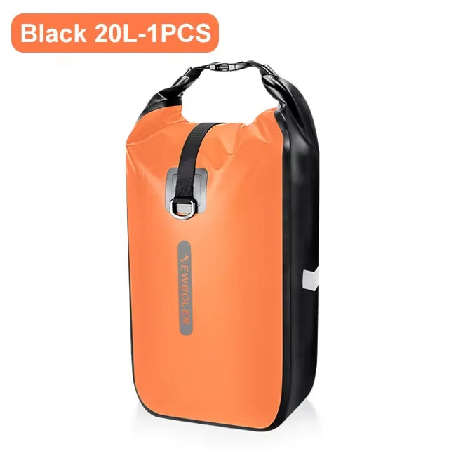 Wasserdichte Fahrrad Gabel Tasche 10L 20L Quick Release Sitz Stamm Tasche