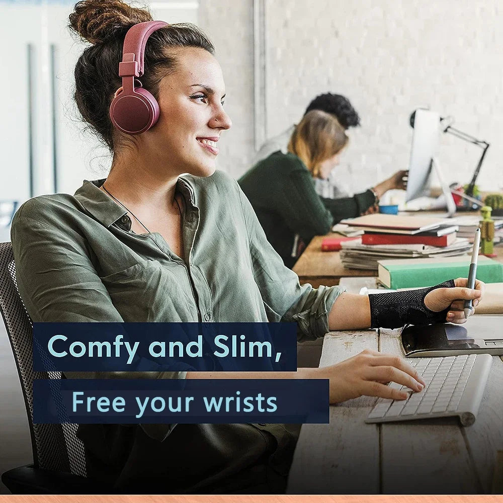 Kupfer Kompressions Handgelenkstütze lindert Karpaltunnel Arthritis Schmerzen