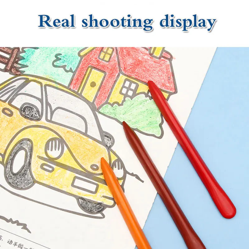 12 bis 36 Farben doppelköpfige Dreiecksstifte Ölgemälde Sticks Kinder