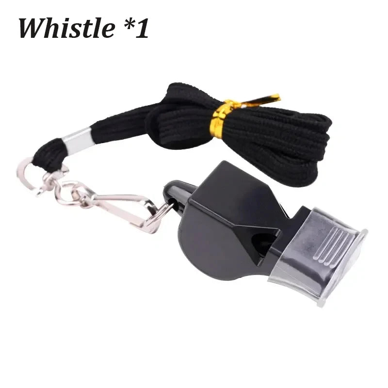 Schiedsrichter Set mit Warnkarten Pfeife und Notizbuch für Fußball