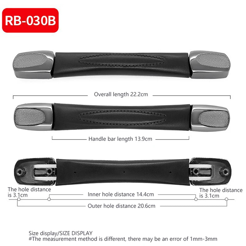 Robuster Ersatz Griff für Koffer und Reisetaschen aus Metall