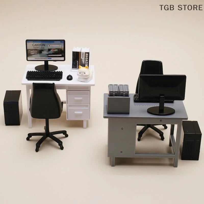 Miniatur Puppenhaus Möbel Set für realistische Raumgestaltung