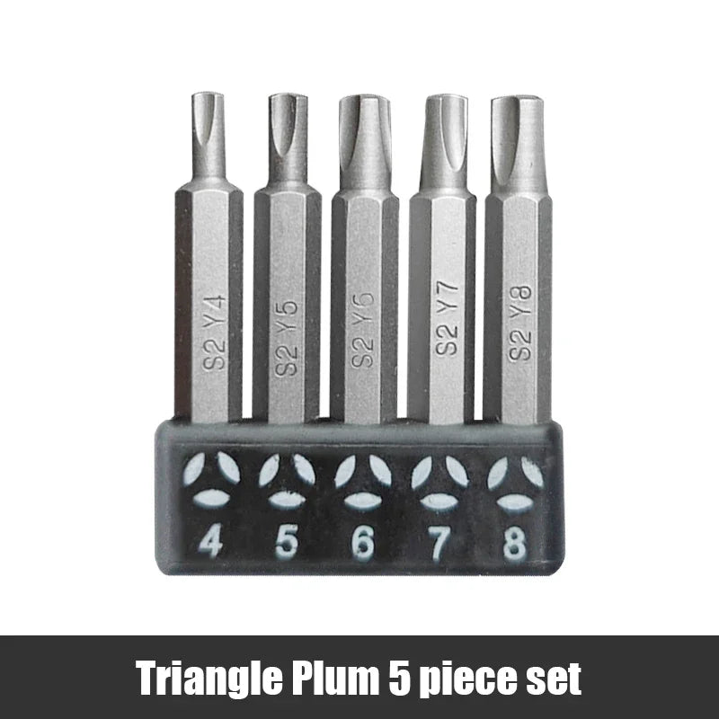 Präzisions Schraubendreher Bits Set Magnetisch 1/4 Y U Dreieck Werkzeug