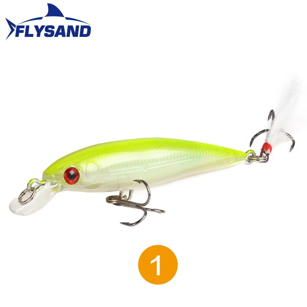 Effektiver Laser Minnow Köder 90mm 7,2g für Süß- und Salzwasser