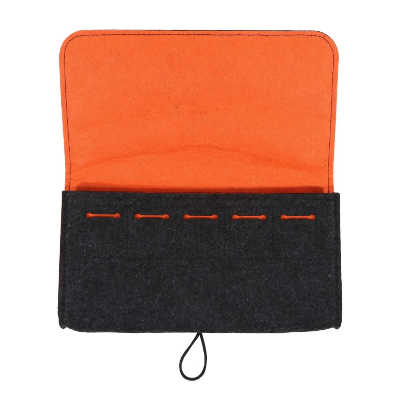 Schutzhülle aus Filz für mobile Geräte mit Fächerfach