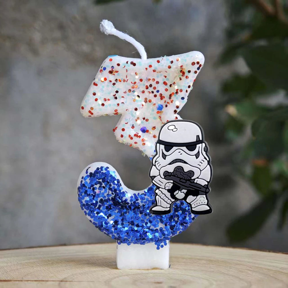 Thematische Geburtstagskerzen Zahlen für Partydekoration und Geschenke