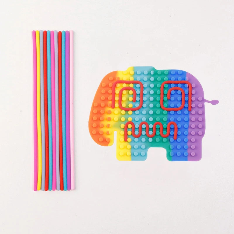 Sensorisches Silikon Aktivität Brett – Lernspiel - Zappeln Spielzeug Kinder