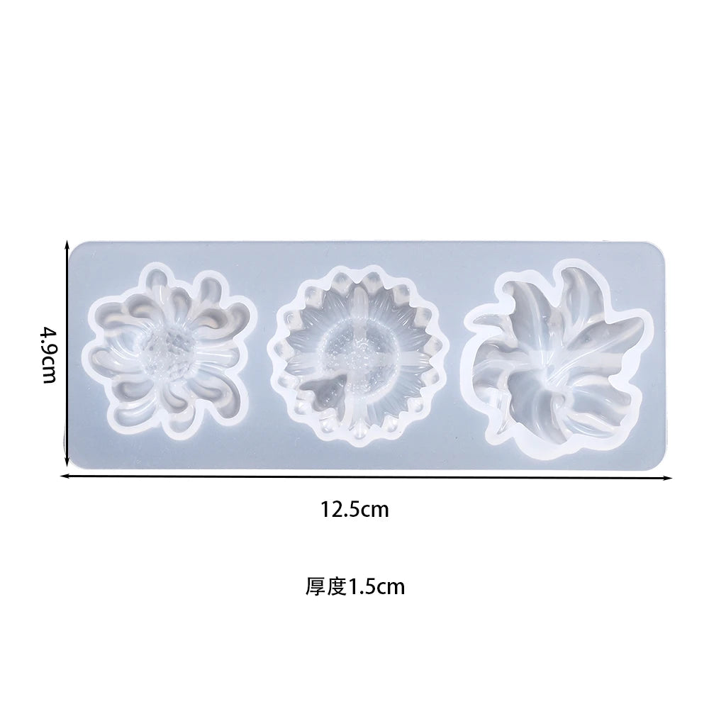 Herz Anhänger Silikonform für DIY Epoxidharz Schmuck Gussform Set