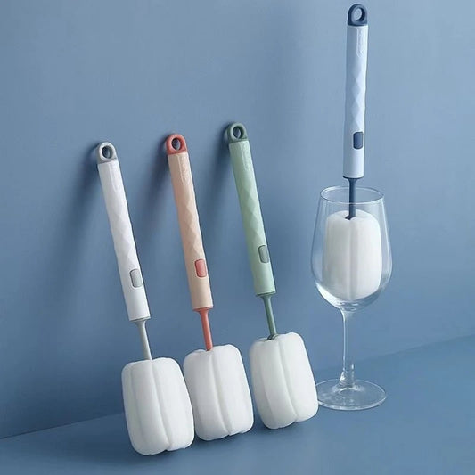 Babyflaschen Bürsten-Set aus Silikon - 360° Drehung für einfache Reinigung