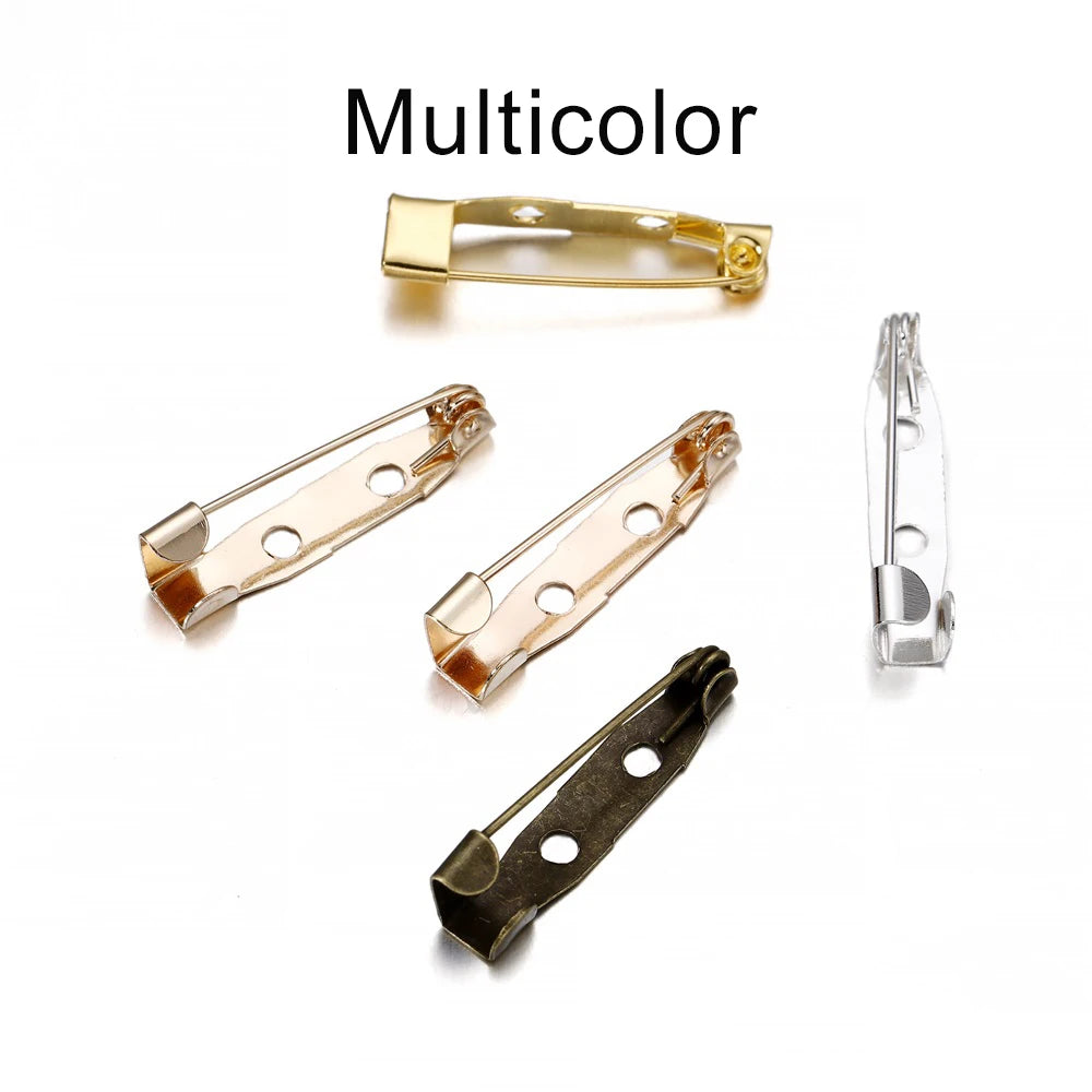 50er Set Brosche Clip Basis Pins in 15-40mm – DIY Schmuckzubehör-Yabubest - Home & More
