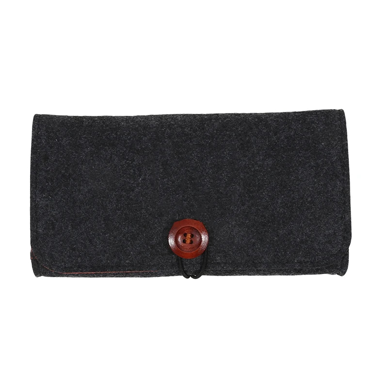 Schutzhülle aus Filz für mobile Geräte mit Fächerfach