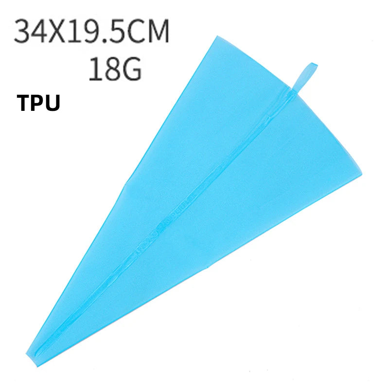 5 Größen Silikon Spritzbeutel wiederverwendbar für Kuchen Dekorieren-Yabubest - Home & More