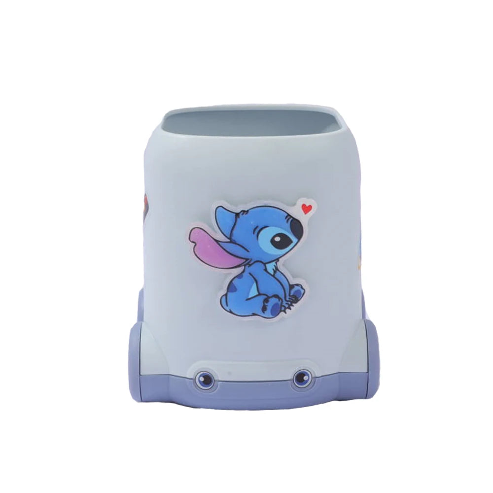 Niedlicher Kawaii Stifthalter mit vierfarbigen Stichen für Schule Büro