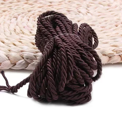 3mm Polyester Seil 3-Strang gedreht – DIY, Heimtextilien, Taschen, Deko Schnur