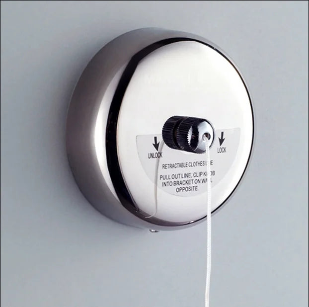 3m tragbare versenkbare Wäscheleine aus Edelstahl für Indoor und Outdoor