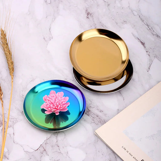 Edelstahl Tablett für Kosmetik und Schmuck – Modern & Praktisch-Yabubest - Home & More