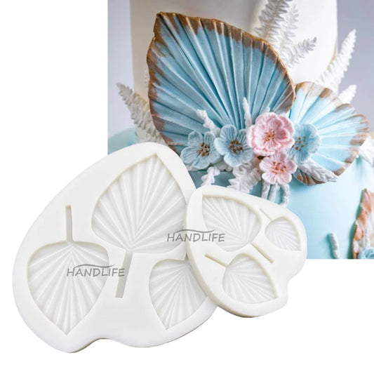 Palmblatt Silikonform für Fondant und Cupcake Dekoration