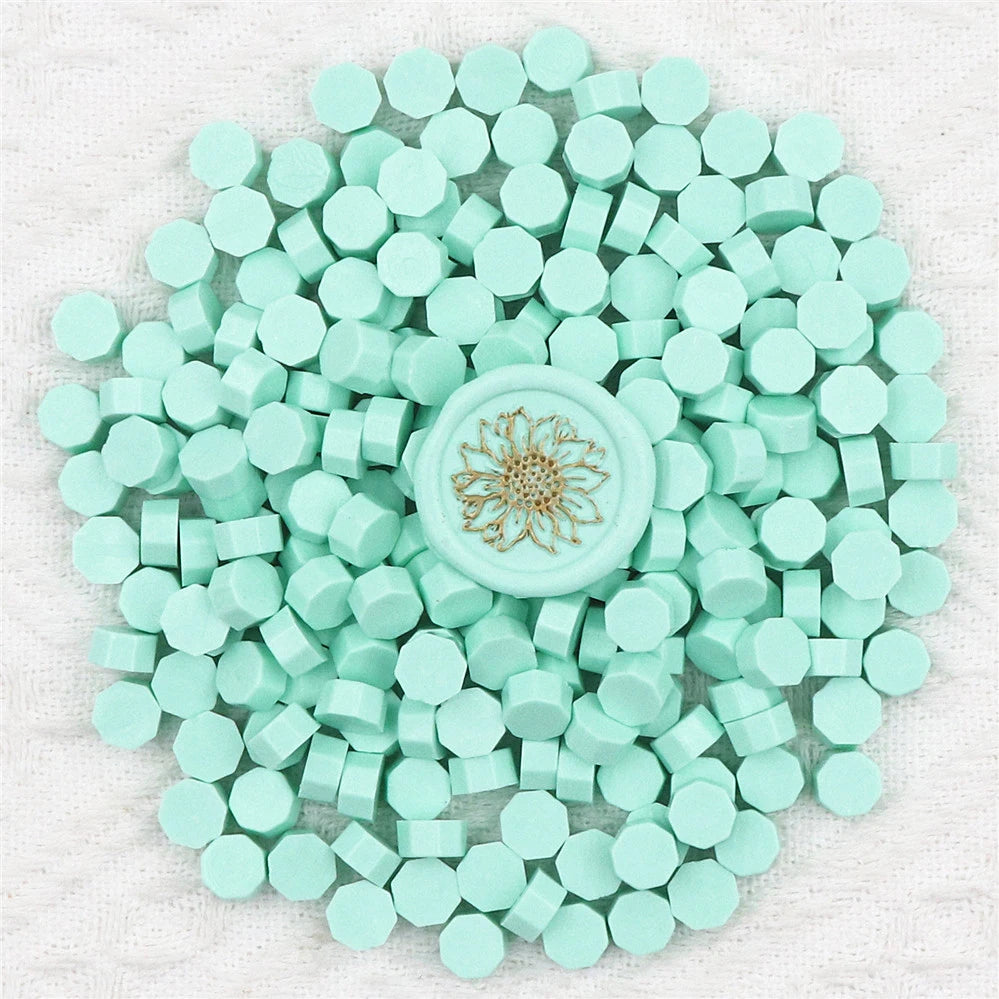 Vielseitige achteckige Siegelwachsperlen für handgemachte Dekorationen