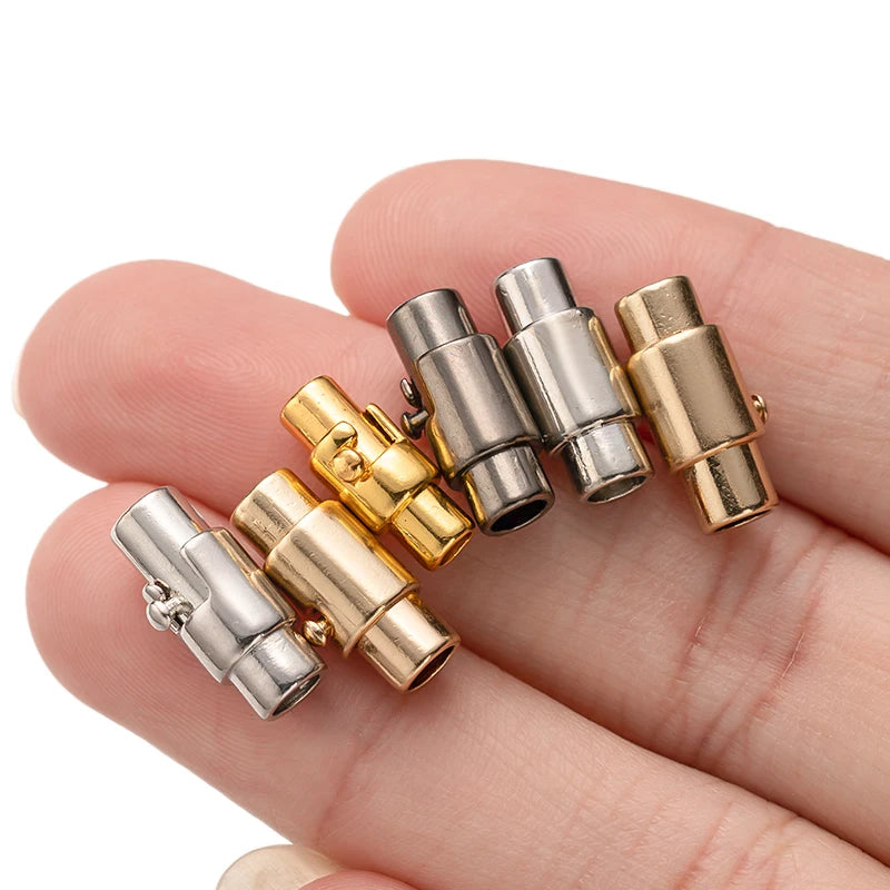 5 Stück magnetische Verschlüsse für Lederarmband Kordel-Endkappen-Yabubest - Home & More