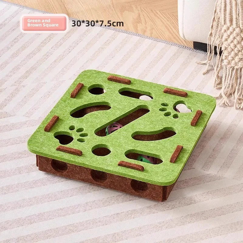 Indoor Kratzbaum für Katzen mit Sisal und Spielzeug Multifunktional