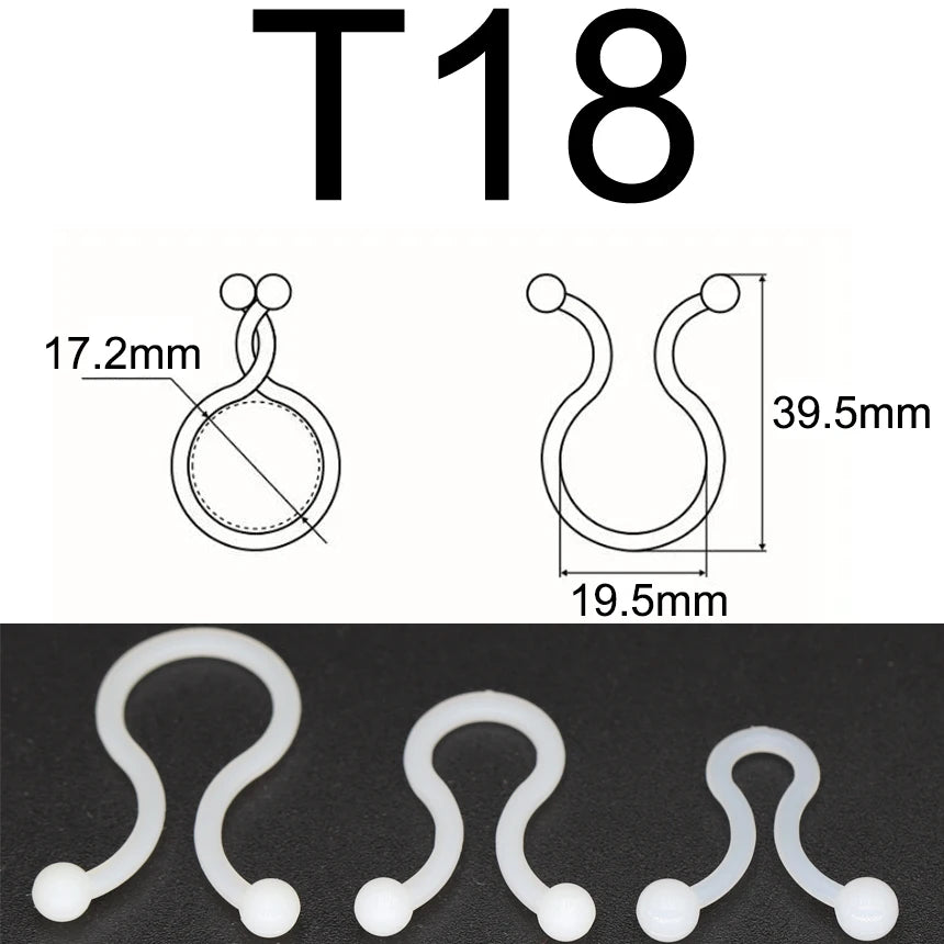 Praktische wiederverwendbare Kabelclips aus Kunststoff für Ordnung