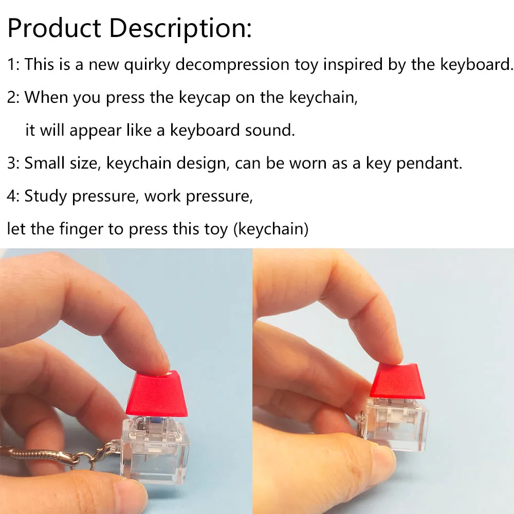 Schlüsselanhänger Fingerspitze Spielzeug zum Druckabbau und Entspannen