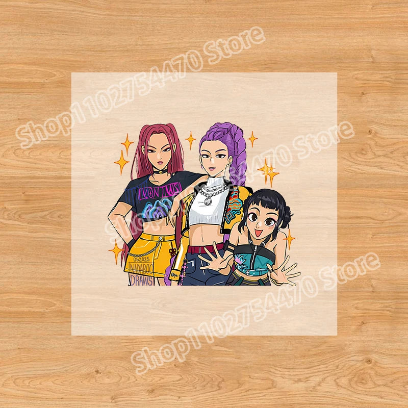 Vielseitige Wärmeübertragung Sticker für Kleidung und Rucksäcke