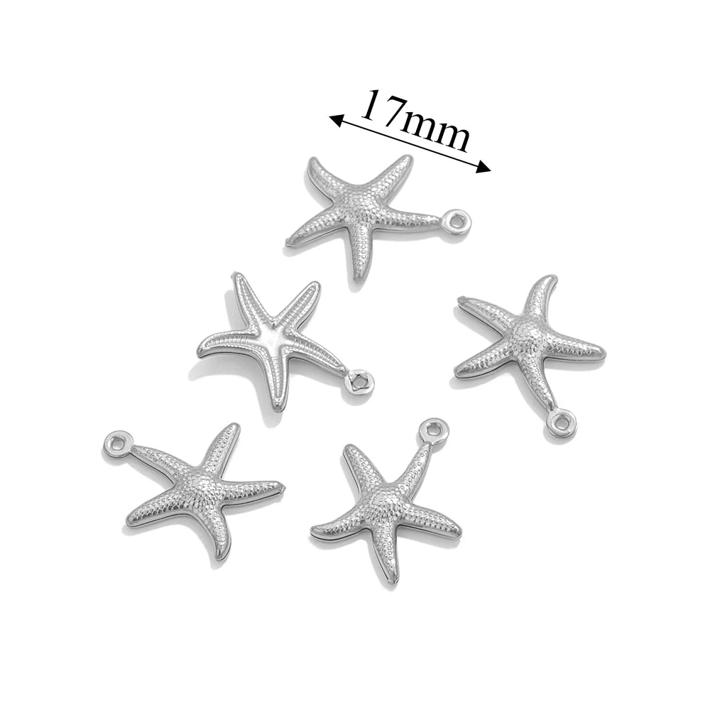 Maritime Edelstahl Gold Anhänger für individuelle Schmuckkreationen