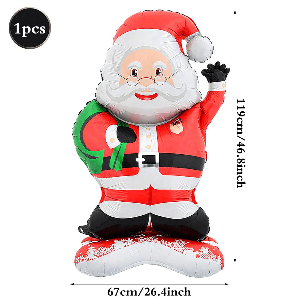 Festliche Weihnachts Folienballons Santa Rentier Schneemann für Partys