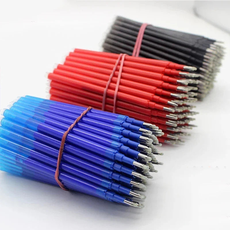 Löschbarer Gelstift 0,5 mm mit blauer, schwarzer - roter Tinte für Büro - Schule