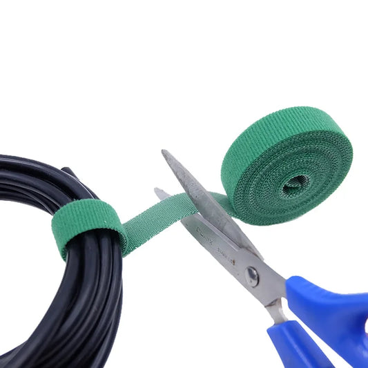 Klettband selbstklebend 5m – Kabelmanagement Hakenschlaufenband wiederverwendbar-Yabubest - Home & More