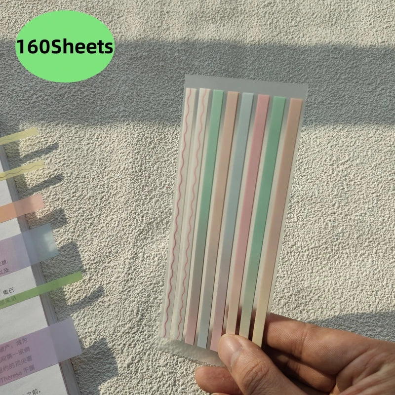 160/180x Seitenmarkierungen Haftnotizen - Wiederverwendbare Akten Index Aufkleber Tabs
