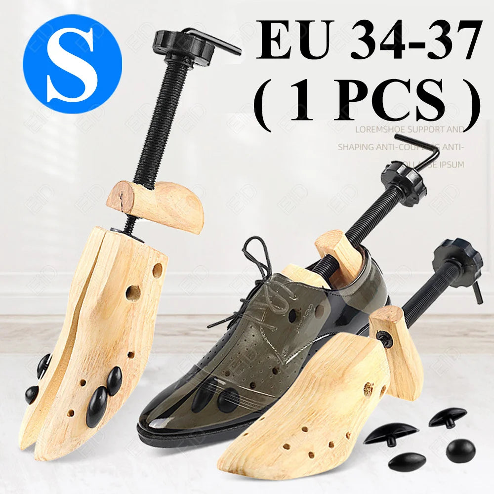 Einstellbarer Holz Schuhspanner Schuhdehner für Herren und Damen S M L