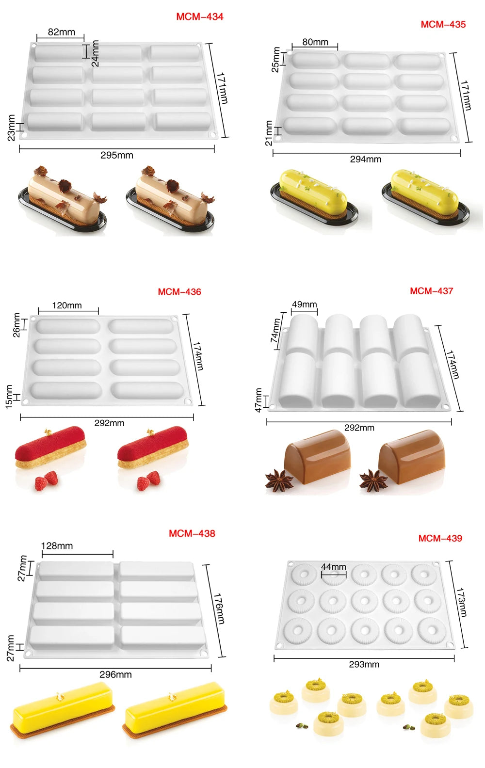 Ovale Silikon Mousse Kuchenform für hausgemachte Desserts